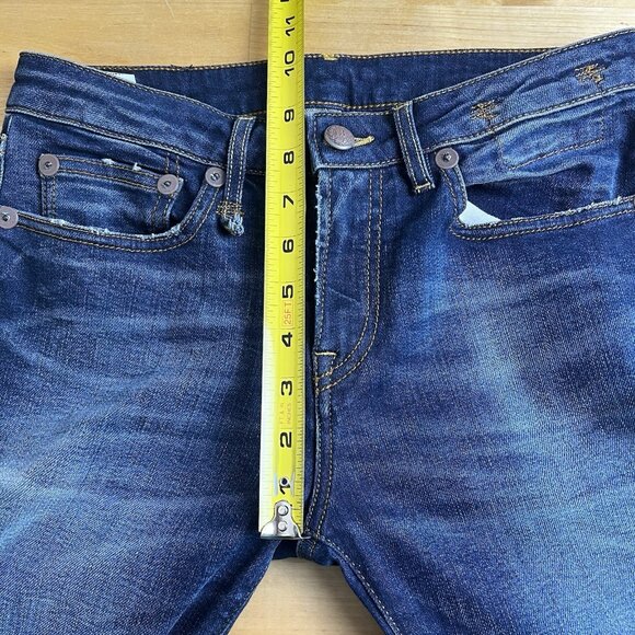 R13 Jeans Alison Skinny Camden Barbed Wire Rips Distressed Made In Italy Size 27 - Picture 12 of 13